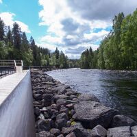 Barrierefreie Anglerplattform Lentuankoski, Kuhmo