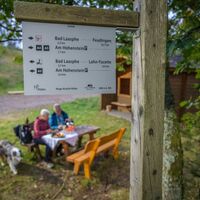 Picknick an der Hugo-Kracht-Hütte