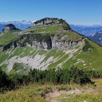 Blick vom Bräuningzinken auf das Greimuth