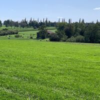 Blick Richtung Allgäuer Golf- und Landclub in Boschach
