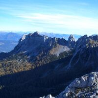Blick vom Zottachkopf auf den Zweikofel