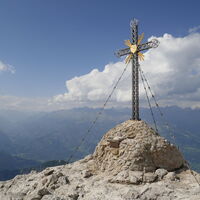 das wunderschöne Gipfelkreuz
