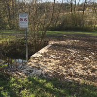 Die erste Brücke über den Reichenbach