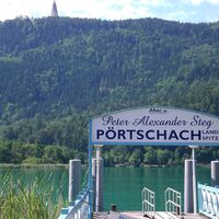 Schiffsanlegestelle Pörtschach Peter Alexander Steg