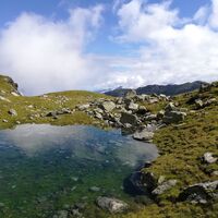 Bergsee am Abstiegsweg