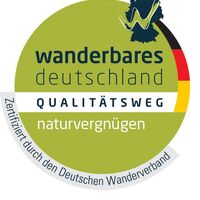 Logo zur Zertifizierung Qualitätsweg naturvergnügen