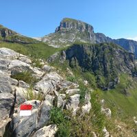 Monte Sumbra im Sichtweite