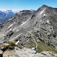 immer weiter Richtung Süden am Grat entlang