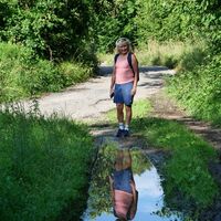 Zurück am Straßenrand, am Anfang unserer Reise
