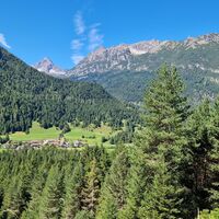 Blick beim Rückweg Richtung Martinau und Grubachspitze