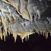 beginnende Tropfsteinformation