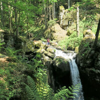 Der große Wasserfall.