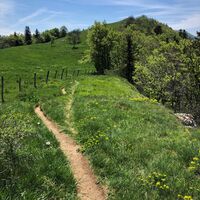 Single auf den Graten von Sur Lyand