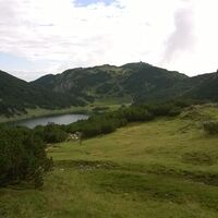 Der Zireiner See in Sicht