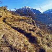 Wanderweg im Naturrservat Follatères