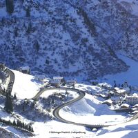 Stuben vom Flexenpass gesehen