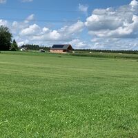 Blick vom DB-Günztalradweg auf den Ottobeurer Campingplatz