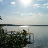 Blick auf den Arendsee in der gleichnamigen Stadt Arendsee
