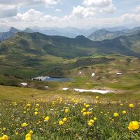 Blick auf den Sünser See
