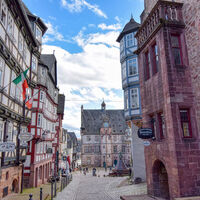 Historischer Marktplatz in Marburg