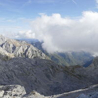 links der Gipfel der Planjava, davor der Brana-Gipfel