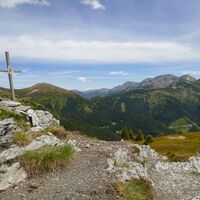 der kleine aber feine Gipfel des Triebenfeldkogel, auch schon mit Schi besucht
