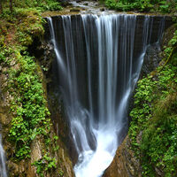 Wasserfall des Massangla-Baches