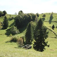Passo Zagradan von Westen gesehen