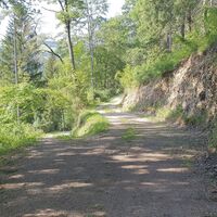 12.8 km Links hinunter zur Nixhöhle