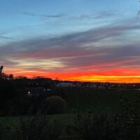 Ausblick vom Wanderparkplatz Schallershaus auf die Meinhardus-Mattenschanzen