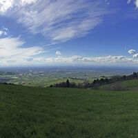 Aussicht ins Rheintal
