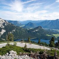 Ausseerland Panorama am Weg auf den Loser