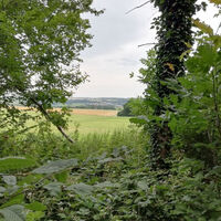 Ausblick vom Limesweg nach Heuchlingen