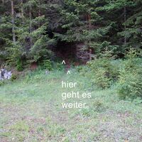 Steigbeginn im Höllgraben