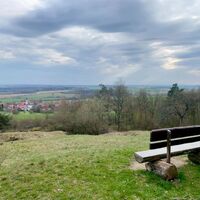 Ausblick vom Goethestein Schwickershausen