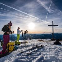 Rosenkogel Gipfel. Blickrichtung SW 