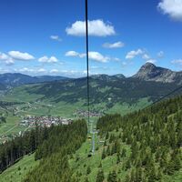 Angenehmer Aufstieg mit der Gondel