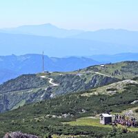 Panoramablick Schneealmsender