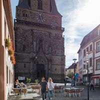 Die Wendelinusbasilika in der Altstadt von St. wendel
