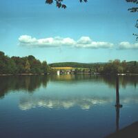 Der Rheinabschnitt zwischen Schaffhausen und Stein am Rhein