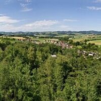 Der sagenhafte Ausblick von der Burg Clam