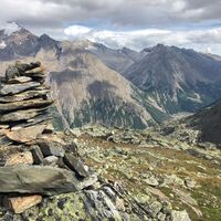 Steinwildpfad Blick auf Saas-Almagell
