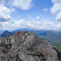 Gipfelblick zum Dachsteinmassiv