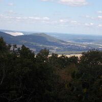 Blick auf die hessischen Salzberge