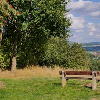 Haardt - Ausblick auf Schleusingen und den Thüringer Wald