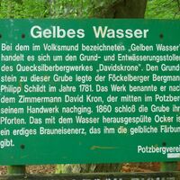 Gelbes Wasser am Potzberg