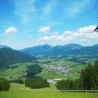 Herrlicher Ausblick von der Karkogelhütte talwärts