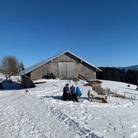 Die Siedelalpe im Winter
