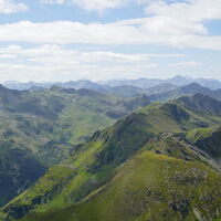Wölzer und Schladminger Tauern soweit das Auge reicht