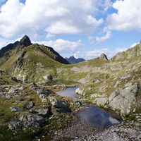 Im Klafferkessel mit Blick zur Klafferscharte